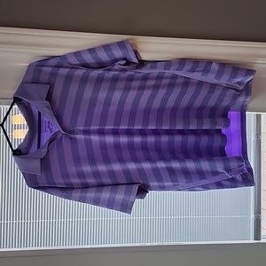 Mens Adidas climacool golf shirt.  Size XL color purple
